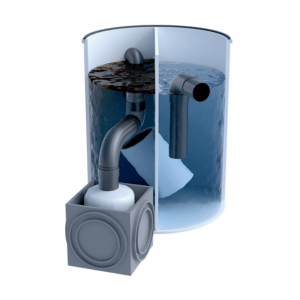 Separador de hidrocarburo 300 L con Skimmer