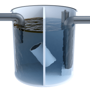 Separador de hibrocarburo de 1,000L con autorador automatico