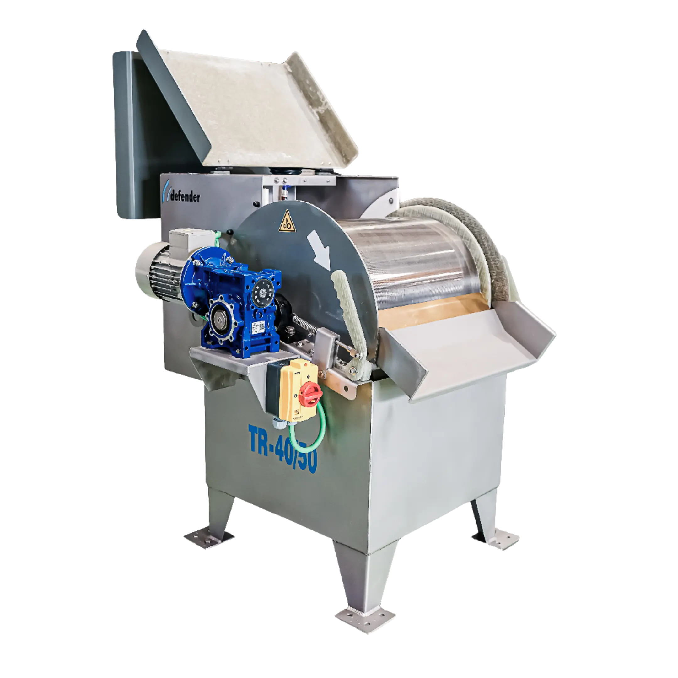 Tamiz rotativo - trampa de grasas